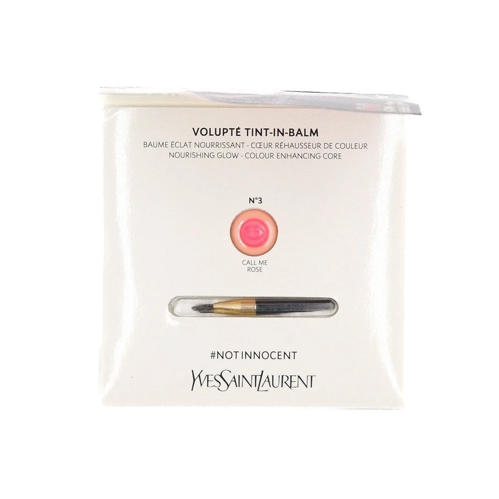 Yves Saint Laurent - Volupte Tint-In-Balm - no 3 Call Me Rose - Sample Size